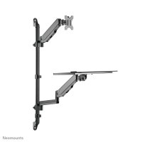 Neomounts WL90-325BL1 Sitz-Steh-Arbeitsplatz-Wand 17-32" - Gasfeder