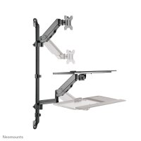 Neomounts WL90-325BL1 Sitz-Steh-Arbeitsplatz-Wand 17-32" - Gasfeder