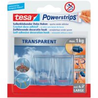 tesa Powerstrips TRANSPARENT Klebehaken  gallery