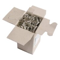 WEDO Schlüsselring silber, 100 St.