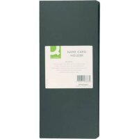 Visitenkartenbuch schwarz f&uuml;r 96 Karten