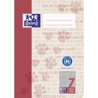 OXFORD Schulheft Recycling Lineatur 7 kariert
