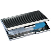 Visitenkarten-Etui - 95 x 62 x 7 mm, silber