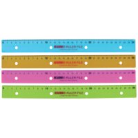 KUM Lineal 30,0 cm, grün, blau, transpar