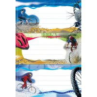 HERMA Schuletiketten Mountainbike, 9 Etikette