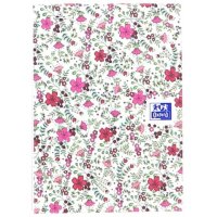 OXFORD Notizblock GO Floral DIN A6 liniert, 1