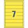 L4765-20 Ordner-Etiketten - schmal/kurz, (A4 - 20 Blatt) 140 Stück, gelb