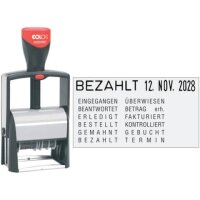 COLOP Datumstempel mit Text Classic Line 2000/WD selbstfärbend schwarz