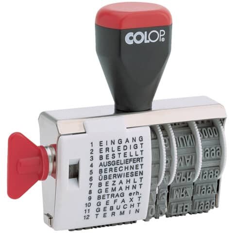 COLOP Datumstempel mit Text 04000/WD