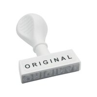 Stempel Text Original - Abdruck 45 mm