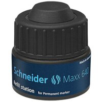 Schneider Nachfülltinte Maxx 640 schwarz