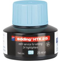 edding HTK 25 Nachf&uuml;llinte Textmarker pastellblau
