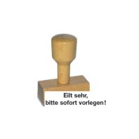 Vorgangsstempel - Stempel Eilt sehr, bitte sofort vorlegen