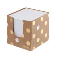 herlitz Zettelbox Pure Glam braun inkl. 700 N