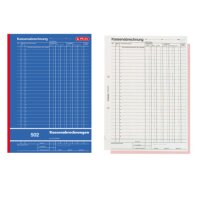 herlitz Kassenabrechnung mit MwSt.-Spalte f&u