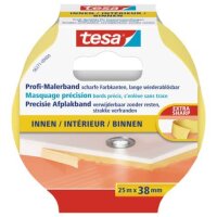 tesa PROFESSIONAL Malerband gelb 38,0 mm x 25