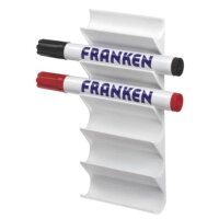 FRANKEN Stiftehalter weiß Acryl 6 F&aum