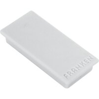 FRANKEN Magnete grau, Metall 23,0 x 50,0 mm, 