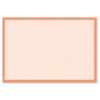 SIGEL Schreibtischunterlage Graph wei&szlig;/orange...