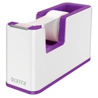 LEITZ Tischabroller WOW Duo Colour perlwei&sz