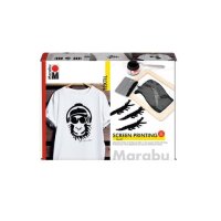 Marabu Zeichenschablonen-Set Textil schwarz