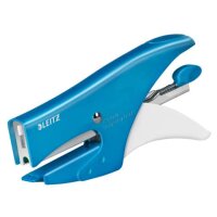 LEITZ Heftzange 5531 WOW blau-metallic, 1 St.