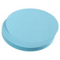 FRANKEN Moderationskarten blau Ø 9,5 c