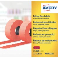 AVERY Zweckform Preisetiketten leuchtrot perm