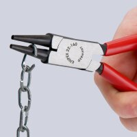 KNIPEX 22 01 140 SB Rundzange mit Kunststoff...