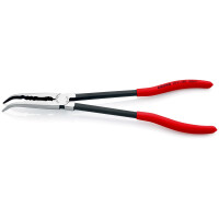 KNIPEX 28 81 280 SB Montierzange mit Querprofilen mit Kunststoff überzogen schwarz atramentiert 280 mm (SB-Karte/Blister)