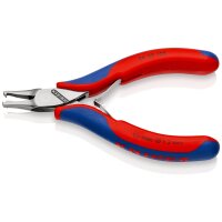 KNIPEX 36 22 125 Elektronik-Bestückungszange mit Mehrkomponenten-Hüllen 125 mm