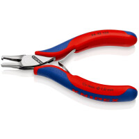 KNIPEX 36 32 125 Elektronik-Bestückungszange mit Mehrkomponenten-Hüllen 125 mm