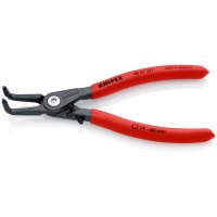 KNIPEX 48 41 J21 Präzisions-Sicherungsringzange für Innenringe in Bohrungen mit rutschhemmendem Kunststoff überzogen grau atramentiert 165 mm