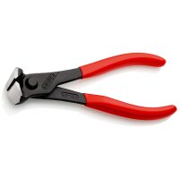 KNIPEX 68 01 160 EAN Vornschneider mit Kunststoff überzogen schwarz atramentiert 160 mm