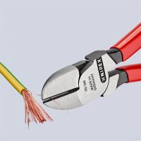 KNIPEX 70 01 160 SB Seitenschneider mit Kunststoff...