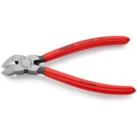 KNIPEX 72 11 160 SB Seitenschneider für Kunststoff mit Kunststoff überzogen 160 mm (SB-Karte/Blister)