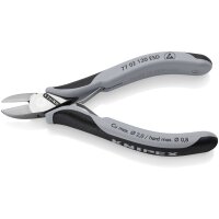 KNIPEX 77 02 130 ESD Elektronik-Seitenschneider ESD mit Mehrkomponenten-Hüllen 130 mm