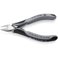 KNIPEX 77 32 130 ESD Elektronik-Seitenschneider ESD mit Mehrkomponenten-Hüllen 130 mm