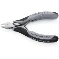 KNIPEX 77 52 115 ESD Elektronik-Seitenschneider ESD mit Mehrkomponenten-Hüllen 115 mm