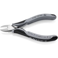 KNIPEX 77 82 130 ESD Elektronik-Seitenschneider ESD mit Mehrkomponenten-Hüllen 130 mm