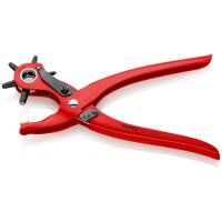 KNIPEX 90 70 220 SB Revolverlochzange rot pulverbeschichtet 220 mm (SB-Karte/Blister)