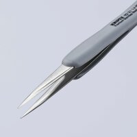 KNIPEX 92 21 14 ESD Präzisionspinzette mit gummiertem Griff ESD gummierter Griff 130 mm
