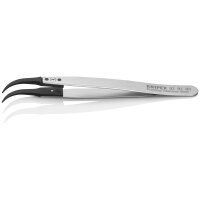 KNIPEX 92 81 03 Pinzette mit Wechselspitzen ESD Glatt 130 mm