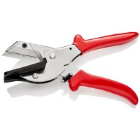 KNIPEX 94 15 215 Schneider für Flachbandkabel mit Kunststoff-Hüllen verchromt 215 mm