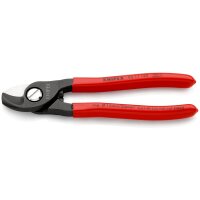 KNIPEX 95 11 165 SB Kabelschere mit Kunststoff...