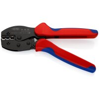 KNIPEX 97 52 36 SB PreciForce® Crimpzange mit Mehrkomponenten-Hüllen brüniert 220 mm (SB-Karte/Blister)