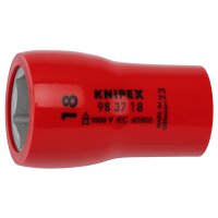 KNIPEX 98 37 18 Steckschlüsseleinsatz für...