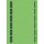1686 PC-beschriftbare Rückenschilder - Papier, kurz/schmal, 150 Stück, grün