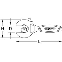 Ratschen-Rohrabschneider, 8-28,5mm