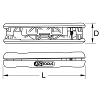 Coaxial-Abisolierer, 4,8-7,5mm